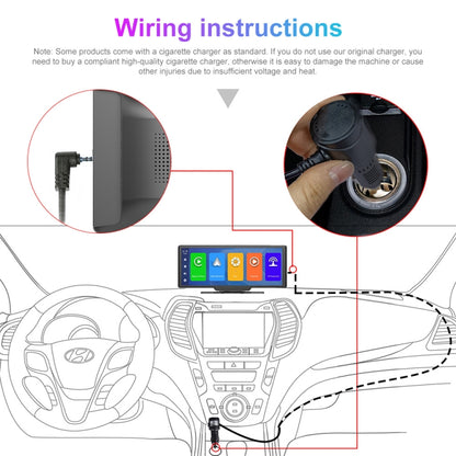 Car 10.26 Inch Portable Wireless CarPlay Display Android Auto Mobile Phone Screen - Car MP3 & MP4 & MP5 by buy2fix | Online Shopping UK | buy2fix