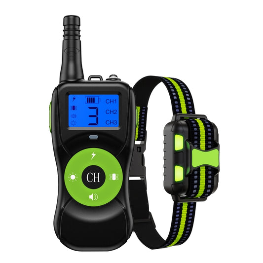 Smart Electronic Remote Control Dog Training Device Waterproof Pets Bark Stopper, Size: For-One-Dog(Fluorescent Green) - Training Aids by buy2fix | Online Shopping UK | buy2fix