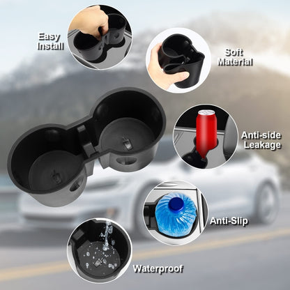 For Tesla Model Y / 3 Water Cup Limited Device Center Control Water Cup Holder(Black) by buy2fix