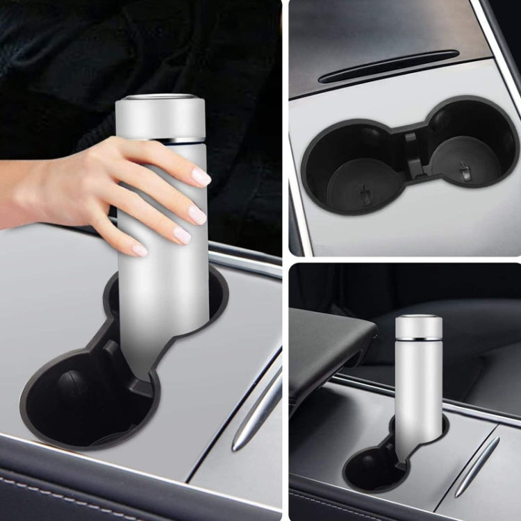For Tesla Model Y / 3 Water Cup Limited Device Center Control Water Cup Holder(Gray) by buy2fix