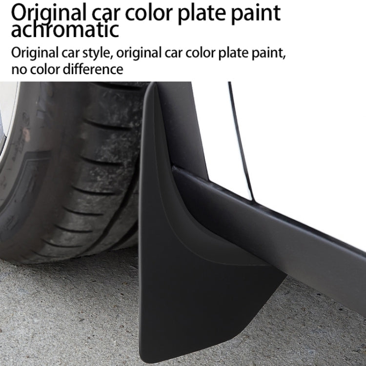 For Tesla Model Y 4pcs /Set Splash Guards Matte Fender No Drilling Required Upgraded PP Material by buy2fix