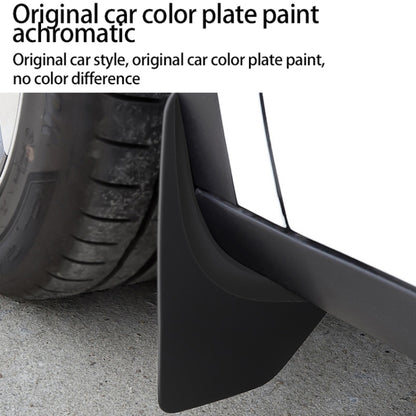 For Tesla Model Y 4pcs /Set Splash Guards Matte Fender No Drilling Required Upgraded PP Material by buy2fix
