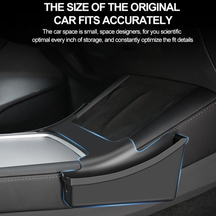 For Tesla Model Y / 3 Center Side Storage Box Side Organizer Saddle Box Interior Modification Accessories by buy2fix
