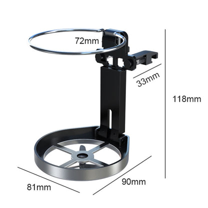 Car Drink Holder Center Console Water Cup Holder Multifunctional Ashtray Bracket(Silver) by buy2fix