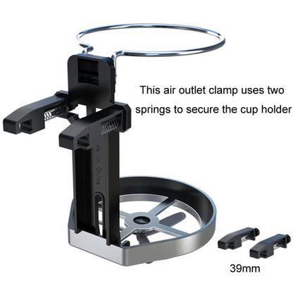 Car Drink Holder Center Console Water Cup Holder Multifunctional Ashtray Bracket(Black) by buy2fix