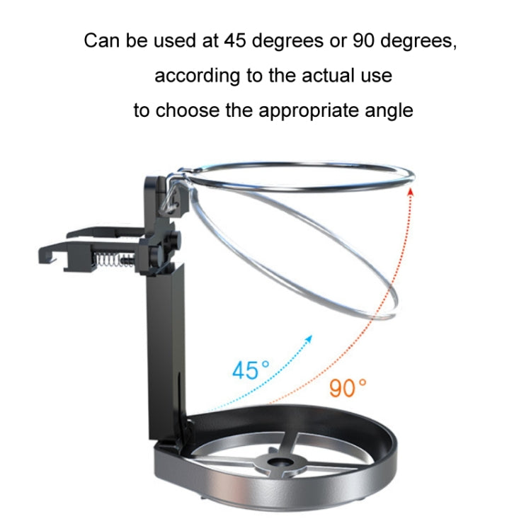 Car Drink Holder Center Console Water Cup Holder Multifunctional Ashtray Bracket(Silver) by buy2fix