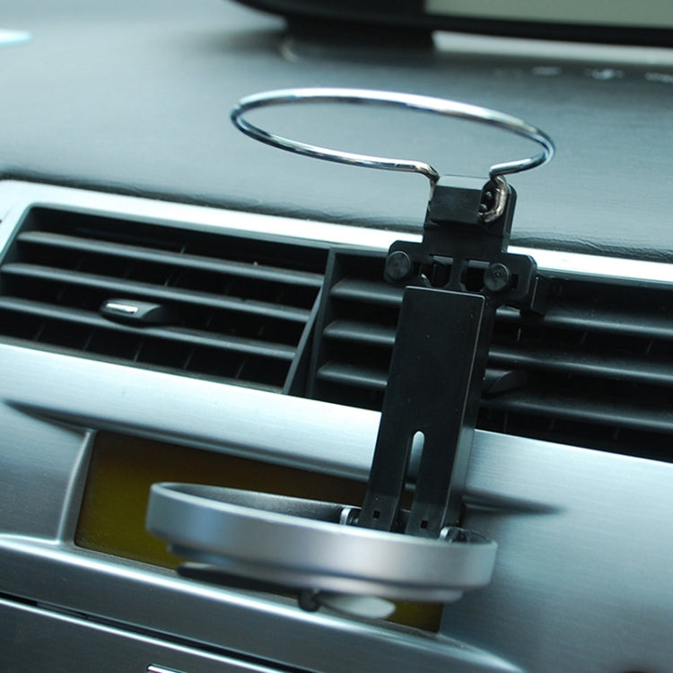 Car Drink Holder Center Console Water Cup Holder Multifunctional Ashtray Bracket(Silver) by buy2fix