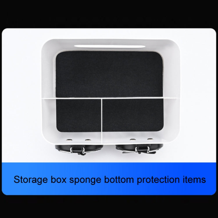 Car Multifunctional Water Cup Holder Armrest Box Paper Box(Blue) by buy2fix