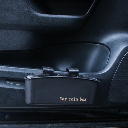 Car Door Coin Storage Box Trash Can(Black) by buy2fix