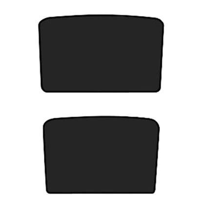 2pcs /Set For Tesla Model Y Ice Crystal Sunshade Car Roof Front And Rear Sunroof Shade(Black) by buy2fix