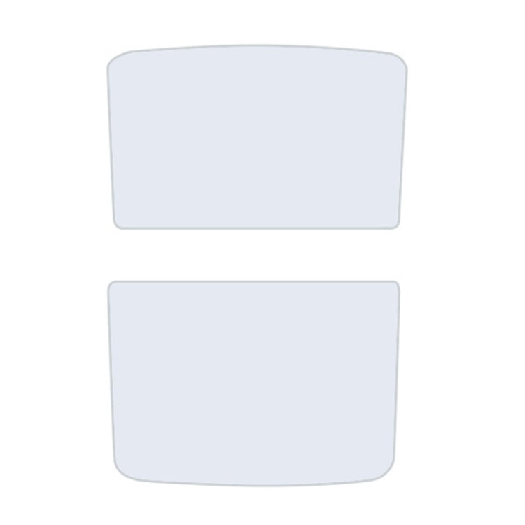 2pcs /Set For Tesla Model Y Ice Crystal Sunshade Car Roof Front And Rear Sunroof Shade(Beige) by buy2fix