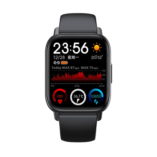 QS16Pro 1.83 inch Heart Rate / Blood Pressure Monitoring Waterproof Sports Smart Watch(Black) by buy2fix