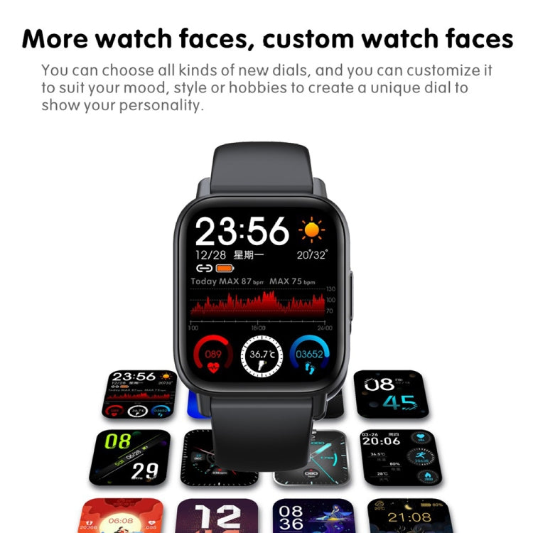 QS16Pro 1.83 inch Heart Rate / Blood Pressure Monitoring Waterproof Sports Smart Watch(White) by buy2fix