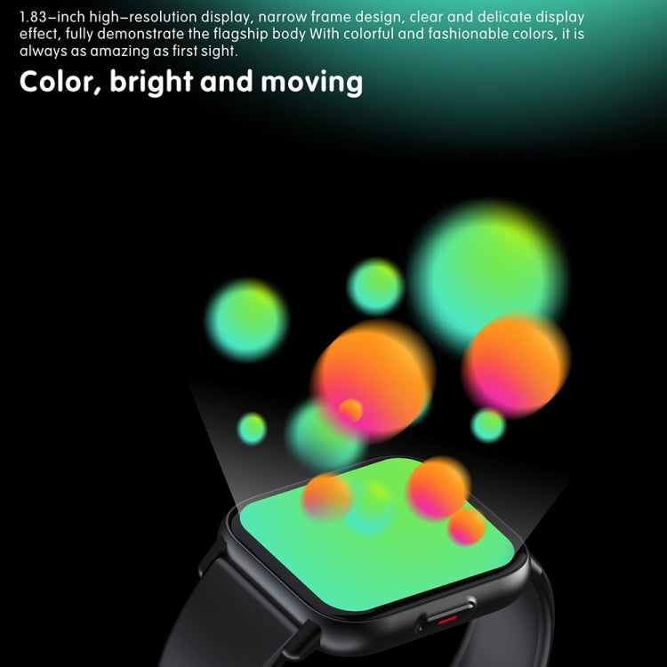 QS16Pro 1.83 inch Heart Rate / Blood Pressure Monitoring Waterproof Sports Smart Watch(White) by buy2fix