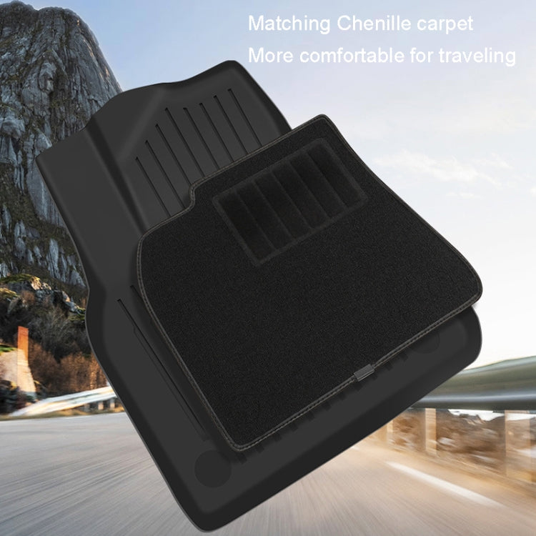 6pcs /Set For Tesla Model Y Double Layer TPE Injection Car Foot Mats Interior Accessories by buy2fix