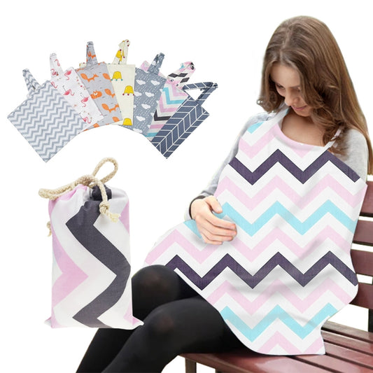 Mother Outing Privacy Scarf Breastfeeding Canopy Baby Breast Feeding Apron, Style: Flamingo - Pregnancy & Maternity by buy2fix | Online Shopping UK | buy2fix