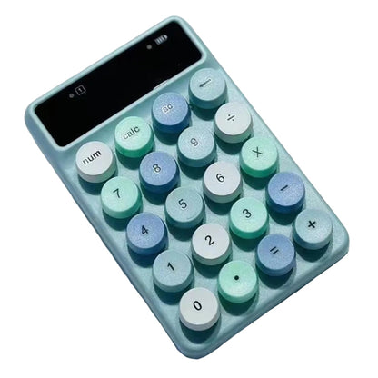 Q3 2.4G Mini Wireless Office Digital Keyboard Cash Register Financial Accounting Password Keypad(Blue) by buy2fix