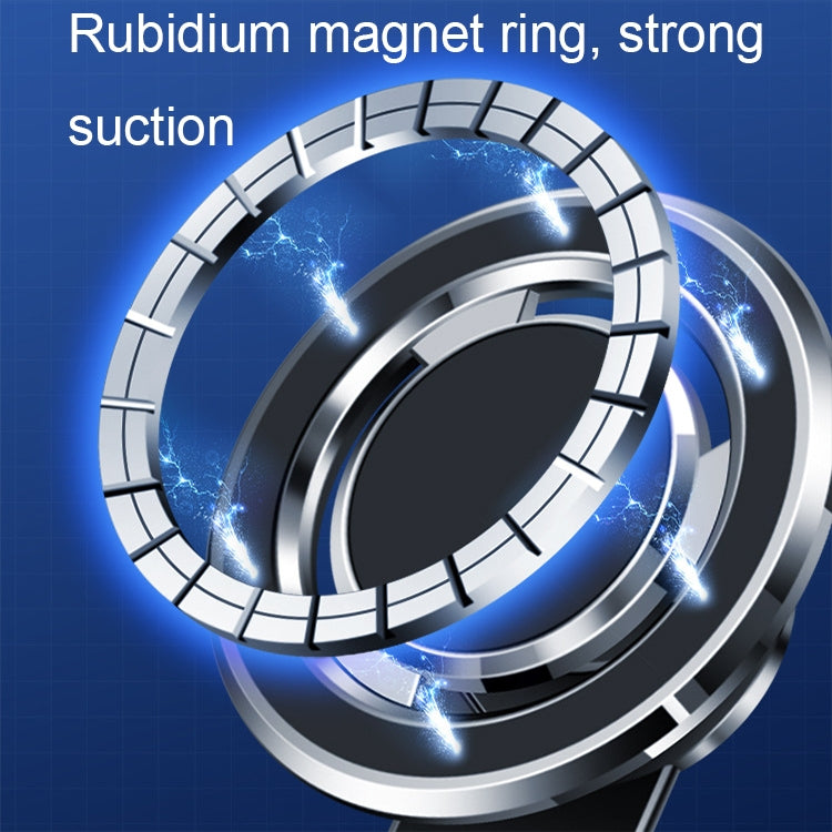 720 Degree Rotating Air Outlet Car Phone Holder Universal Magnetic Navigation Bracket(Silver) by buy2fix