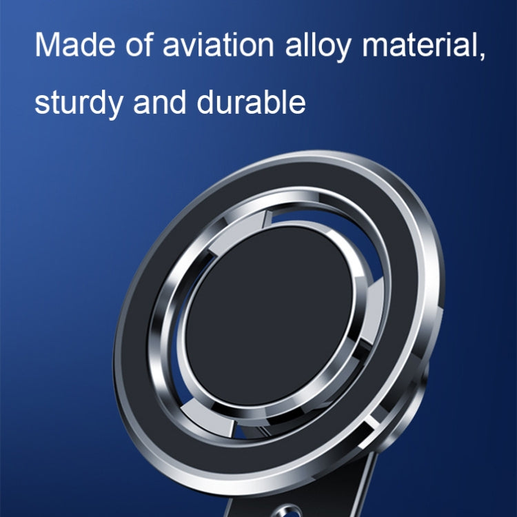 720 Degree Rotating Air Outlet Car Phone Holder Universal Magnetic Navigation Bracket(Silver) by buy2fix