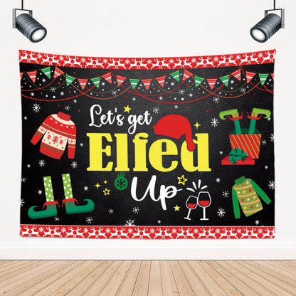 150 x 100cm Peach Skin Christmas Photography Background Cloth Party Room Decoration, Style: 2 by buy2fix