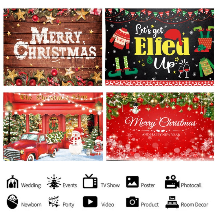 150 x 200cm Peach Skin Christmas Photography Background Cloth Party Room Decoration, Style: 1 by buy2fix