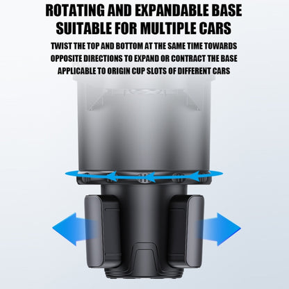 Multifunctional Car Water Cup Holder Drink Holder with Switch Lock, Size: Large by buy2fix