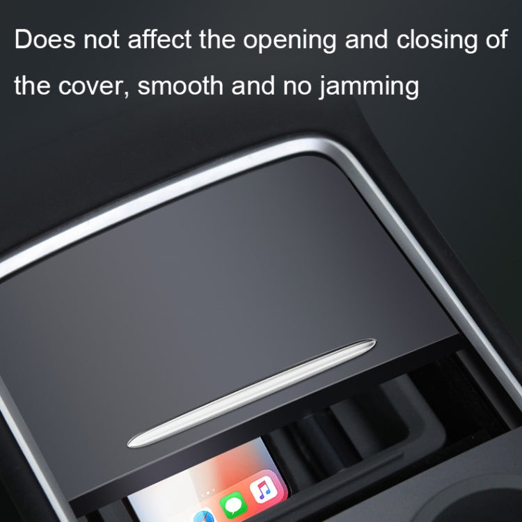 For Tesla Model 3 / Y Center Armrest Storage Box Car Modification Accessories Central Storage Box(Blue) by buy2fix