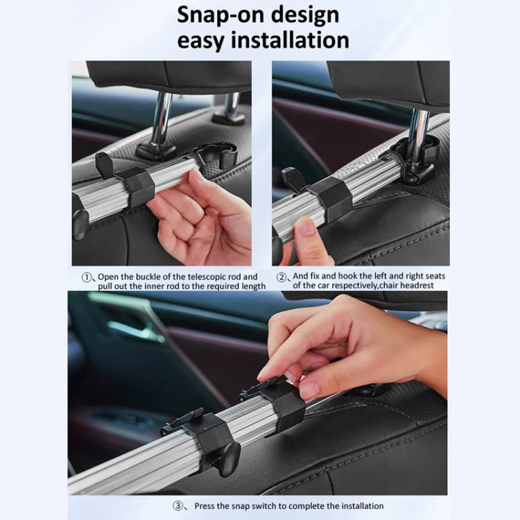 3 in 1 Car Mobile Phone Holder Computer Holder Universal Aluminum Tube With Hook by buy2fix