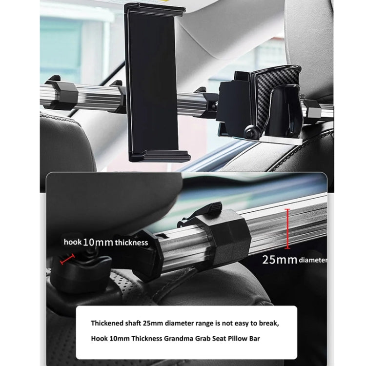 3 in 1 Car Mobile Phone Holder Computer Holder Universal Aluminum Tube With Hook by buy2fix