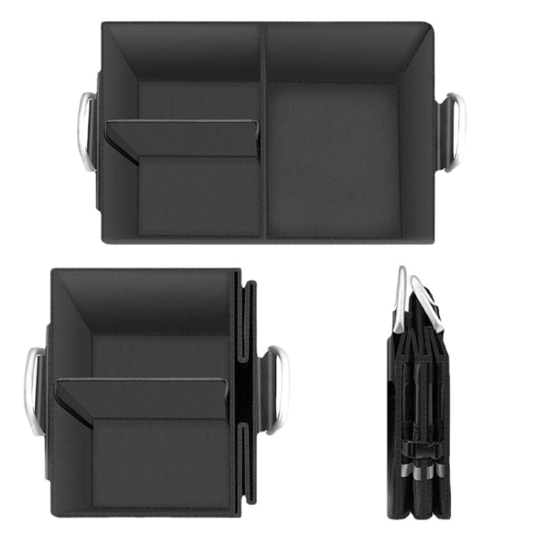 Car Trunk Storage Box Oxford Cloth Folding Organizer With Reflective Strips, Color: Large Gray by buy2fix