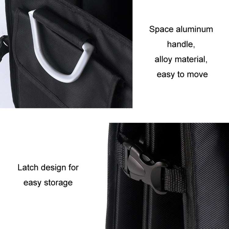 Car Trunk Storage Box Oxford Cloth Folding Organizer With Reflective Strips, Color: Large Gray by buy2fix