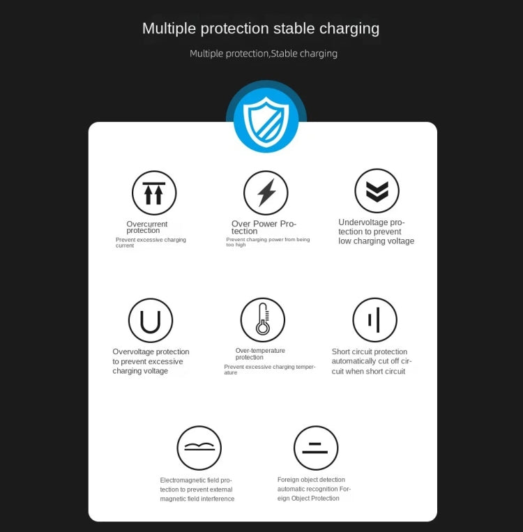 15W 3-in-1 Foldable Portable Multifunctional Stand Wireless Charger(Black) by buy2fix