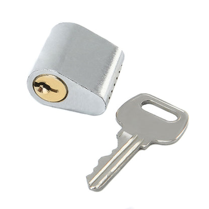 Fire Door Lock Cylinder Door Latch Fittings With Key, Model: Copper Core Interlocking+1 Key - Lock Cylinders by buy2fix | Online Shopping UK | buy2fix