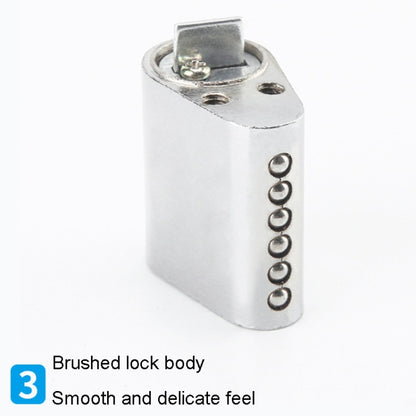 Fire Door Lock Cylinder Door Latch Fittings With Key, Model: Copper Core Interlocking+1 Key - Lock Cylinders by buy2fix | Online Shopping UK | buy2fix