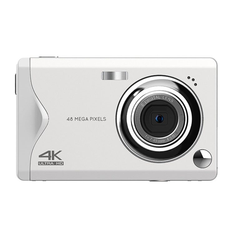 4K HD 3.0-Inch IPS Screen Autofocus HD Digital Camera(White) by buy2fix