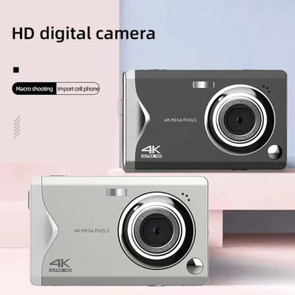 4K HD 3.0-Inch IPS Screen Autofocus HD Digital Camera(White) by buy2fix