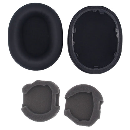 2pcs For Sony WH-1000XM5 Headphone Sponge Leather Case Earmuffs(Black) by buy2fix