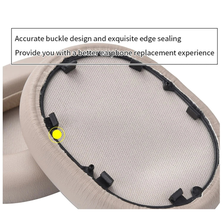 2pcs For Sony WH-1000XM5 Headphone Sponge Leather Case Earmuffs(Black) by buy2fix