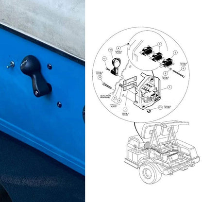 For Club Car DS Golf Cart Front And Rear Gear Switches 101753005 by buy2fix