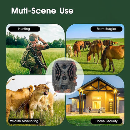 HC-950A 50MP+4K Dual Lens Outdoor Rainfall Fog Infrared Trace Hunting Camera - Hunting Cameras by buy2fix | Online Shopping UK | buy2fix