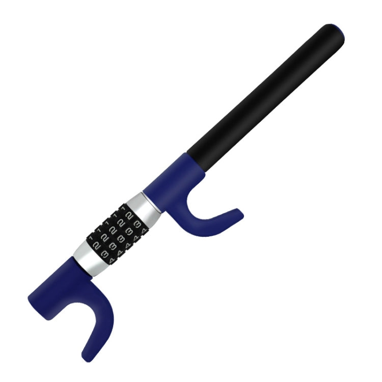 Car Anti-Theft Steering Wheel Retractable Adjustable Code Lock(Blue) by buy2fix