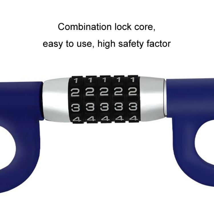 Car Anti-Theft Steering Wheel Retractable Adjustable Code Lock(Red) by buy2fix