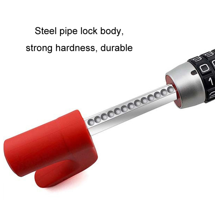 Car Anti-Theft Steering Wheel Retractable Adjustable Code Lock(Black) by buy2fix