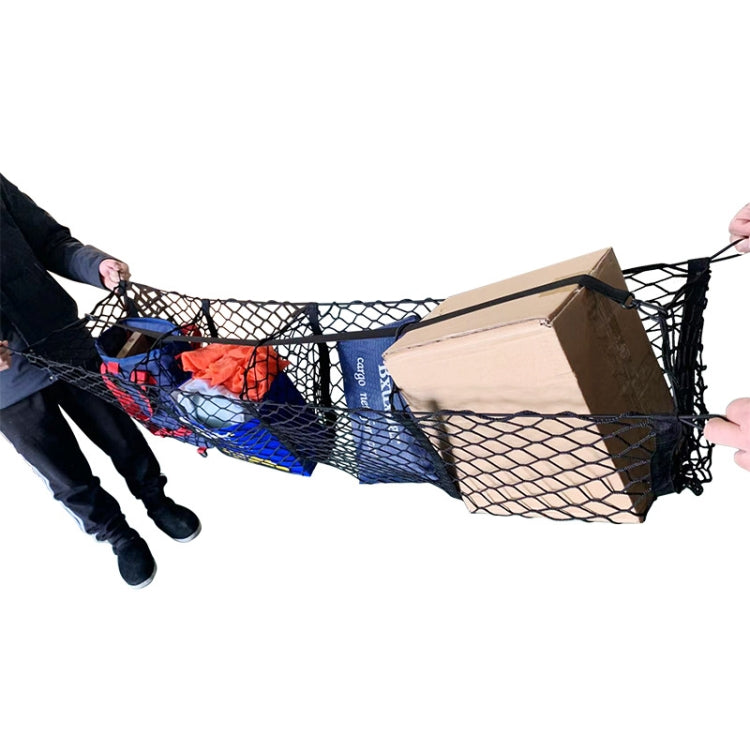 Pickup Truck Three-dimensional Net Bag Off-road Vehicle Trunk Luggage Net Bag, Size: 90x30cm(Four Pocket) by buy2fix