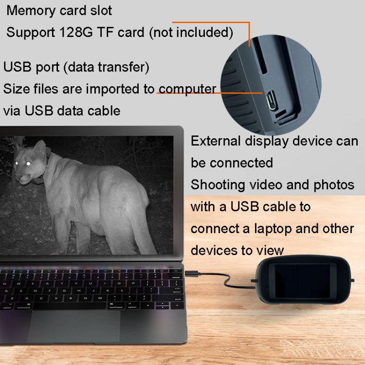 Y6-C 4K HD Infrared Dual Tube Telescope Night Vision Instrument by buy2fix