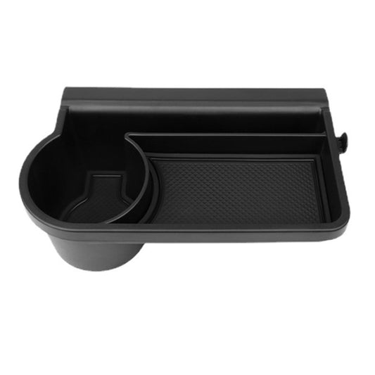 For Tesla Model 3/Y Front Passenger Glove Box Water Cup Holder Storage Box(Black) by buy2fix