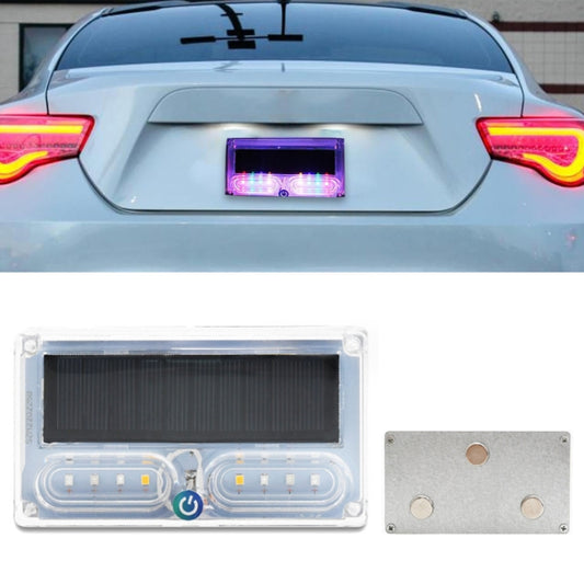 Car Solar Warning Light Anti-rear Collision LED Tail Light(Strong Magnetic) - Warning Lights by buy2fix | Online Shopping UK | buy2fix