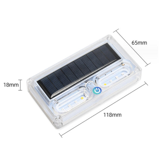Car Solar Warning Light Anti-rear Collision LED Tail Light(Bracket) - Warning Lights by buy2fix | Online Shopping UK | buy2fix