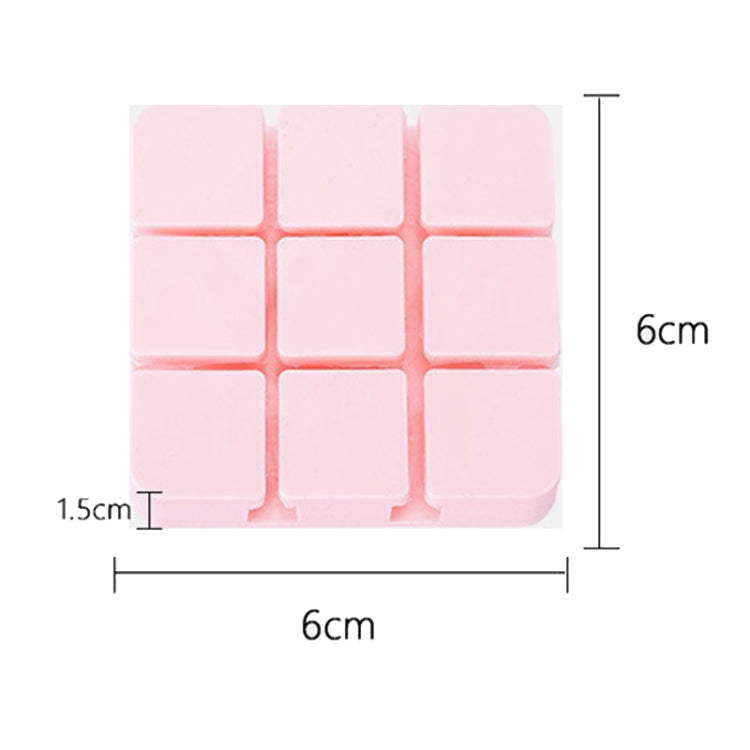 Cable Clip Desk Wall USB Charging Cable Holder Organizer Cable Winder(Black) by buy2fix