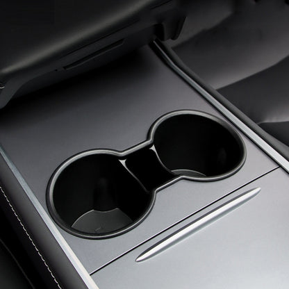 For Tesla Model 3/Y Central Control Instrument Panel Water Cup Limiter Water Cup Holder(Black) by buy2fix